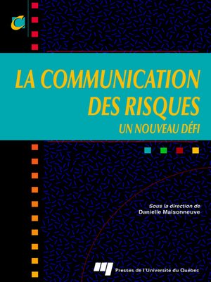 cover image of La communication des risques